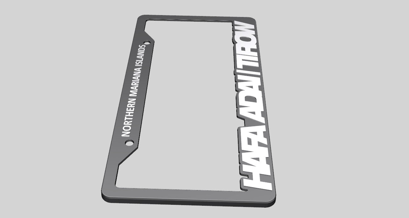 HAFA ADAI TIROW LICENSE PLATE FRAME